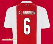 2021-22 Ajax Home Soccer Jersey Shirt with Klaassen 6 printing