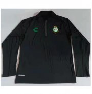 2020-21 Santos Laguna Black Training Kits Sweatshirt with Pants