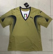 2006 Italy Retro Golden Goalkeeper Soccer Jersey Shirt