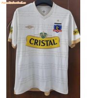 2011 Colo-Colo Retro Home White Soccer Jersey Shirt