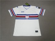 2017-18 UC Sampdoria Away White Soccer Jersey Shirt