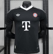 2024-25 Bayern Munich Black Goalkeeper Soccer Jersey Shirt Player Version