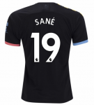 2019-20 Manchester City Away Soccer Jersey Shirt Sane #19