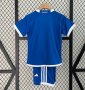 2024-25 Universidad de Chile Kids Home Soccer Kits Shirt With Shorts
