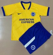 Kids Brighton & Hove Albion 2020-21 Away Soccer Kits Shirt With Shorts