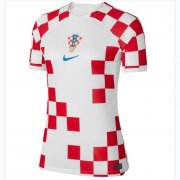 2022 FIFA World Cup Croatia Women Home Soccer Jersey Shirt