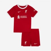 Kids/Youth 2023-24 Liverpool Home Soccer Kits Shirt With Shorts