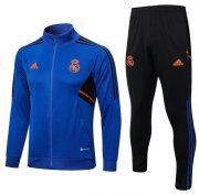 2022-23 Manchester United Blue Training Kits Jacket with Pants