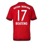 2015-16 Bayern Munich BOATENG 17 Home Soccer Jersey