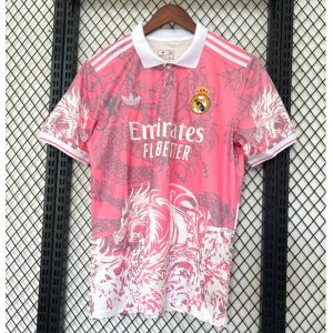 2025-26 Real Madrid Pink Special Soccer Jersey Shirt