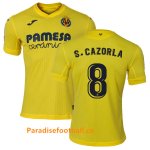2020-2021 Villarreal Home Soccer Jersey Shirt Santi Cazorla #8