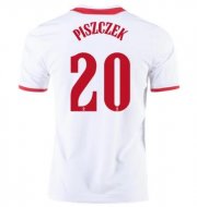 2020 EURO Poland Home Soccer Jersey Shirt ŁUKASZ PISZCZEK #20