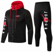 2019 Jordan Black Training Kits Hoodie Jacket + Pants