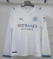 2021-22 Manchester City Away Soccer Jersey Shirt Player Version