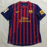 2011-12 Barcelona Retro Home Soccer Jersey Shirt With Patch