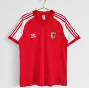 1982 Wales Retro Home Red Soccer Jersey Shirt