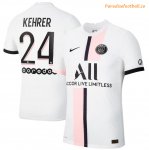 2021-22 Maillot PSG Extérieur Away Soccer Jersey Shirt with Kehrer 24 printing