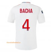 2021-22 Olympique Lyonnais Home Soccer Jersey Shirt with BACHA 4 printing