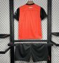 Kids 2024-25 Leverkusen Home Soccer Kits Shirt With Shorts