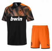 Kids Valencia 2019-20 Away Soccer Shirt With Shorts