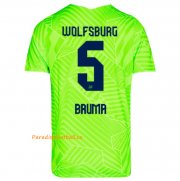 2021-22 Wolfsburg Home Soccer Jersey Shirt with Bruma 5 printing