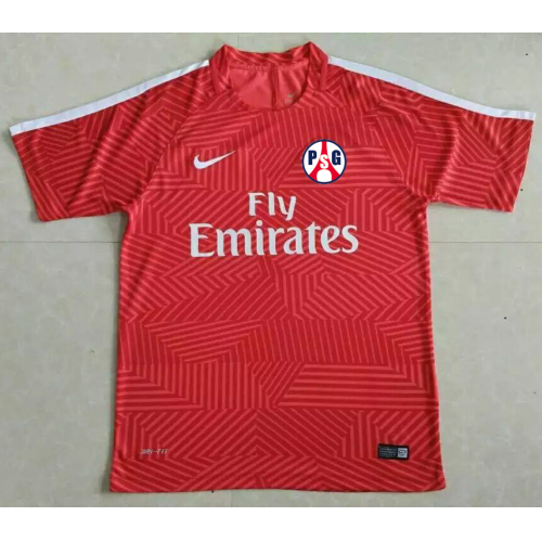 2016-17 PSG Red Pattern Training Shirt