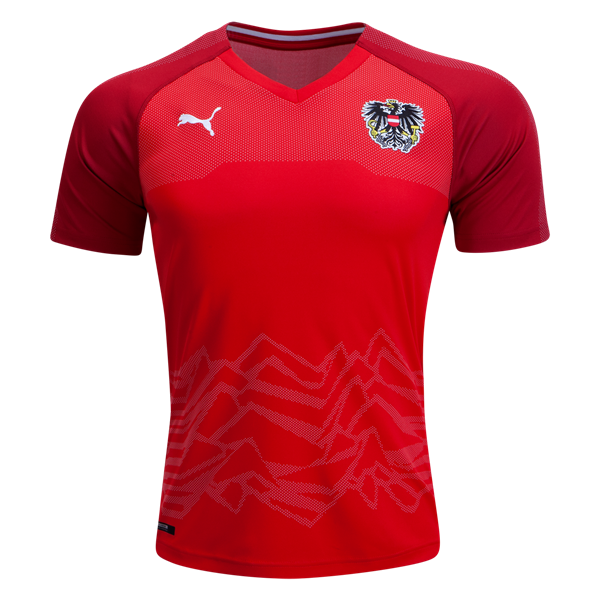 2018 World Cup Austria Home Soccer Jersey