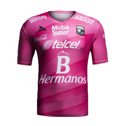 2016-17 Club León Pink Away Soccer Jersey