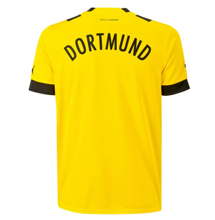 2022-23 Borussia Dortmund Home Soccer Jersey Shirt - Click Image to Close