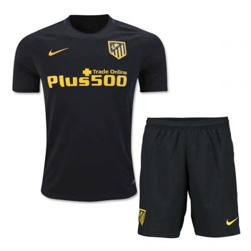 Kids Atletico Madrid 2016-17 Away Soccer Shirt With Shorts