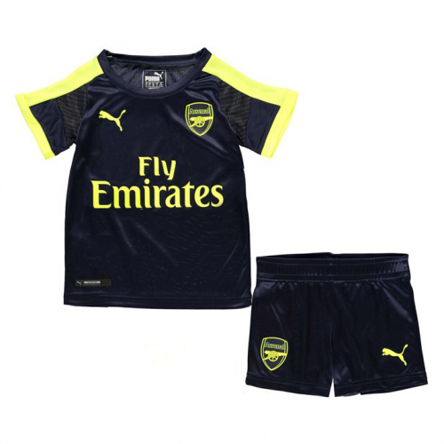 Kids Arsenal 2016-17 Third Soccer Shirt With Shorts