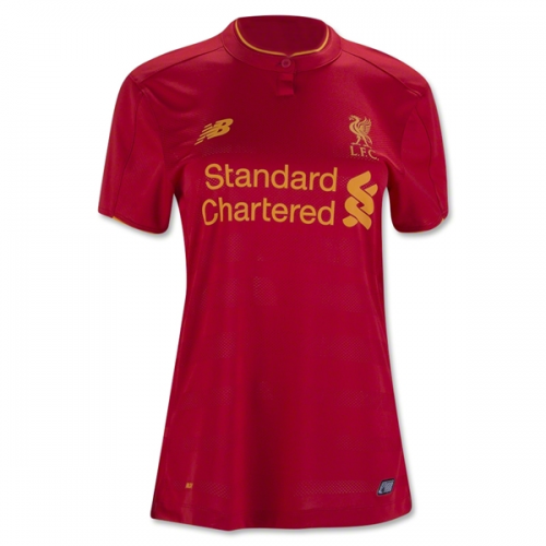 2016-17 Liverpool Women's Home Soccer Jersey