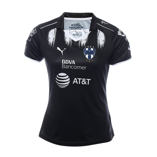 2017-18 Monterrey Women's Third Black Away Soccer Jersey