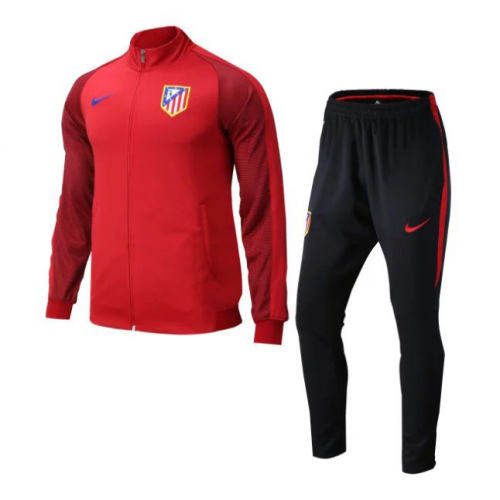2016-17 Atletico Madrid Red N98 Training Kits(Jacket+Pants)