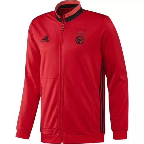 2016-17 Benfica Red Three Stripe Training Jacket